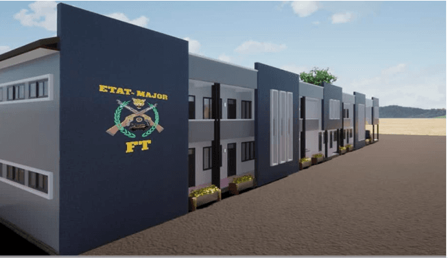 Transformation des parkings de la Force Terrestre en bureaux — Gombe, Kinshasa — photo 1